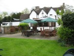 traditional British pub outside of Cambridge