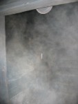 water + 2 tons of hot rocks = steam