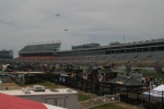 Looking out at the straight-away into Turn 1