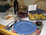 Our Dinner...
