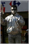 Street theater on La Rambla