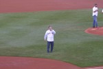 Prior to the game, the 1986 Red Sox team was introduced...thats Wade Boggs