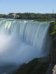 See the observation deck near the bottom of the falls