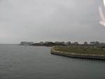 View from Rte 50 Bridge looking back to inland side