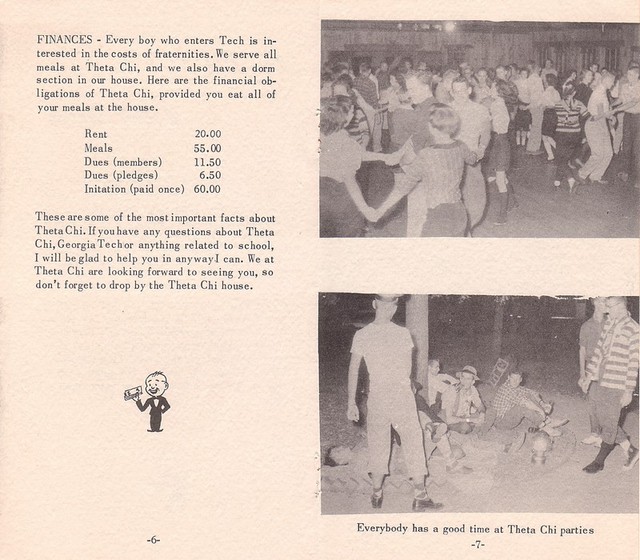 Rush Theta Chi 1958 p6-7