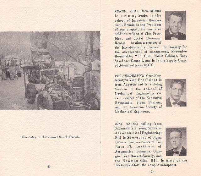 Rush Theta Chi 1958 p8-9