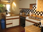 Kitchen View from doorway in Dining Room